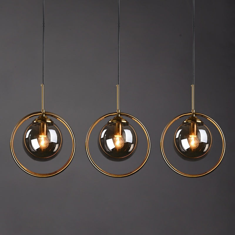 Korin Luminaires Suspension. Verre & Métal-Luire