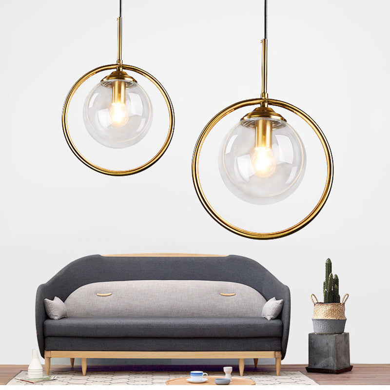 Korin Luminaires Suspension. Verre & Métal-Luire
