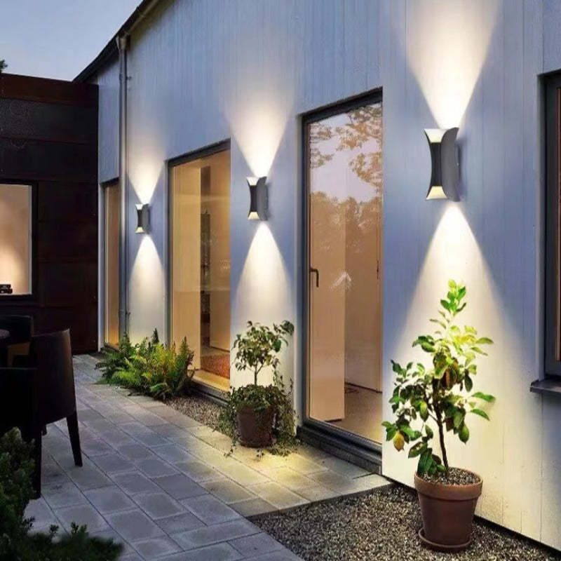 Calyxor Wandlamp Gebogen Buiten Wandgemonteerd LED - Sereilux