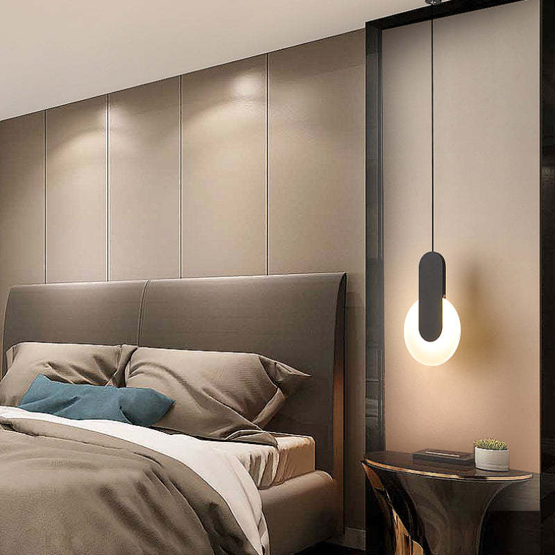 Kori Modern LED Pendellampa Svart/Vit Vardagsrum - Sereilux