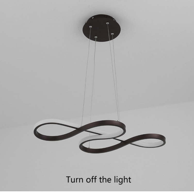 Nerin Musical Note Pendant Light, Black & Gold - Sereilux