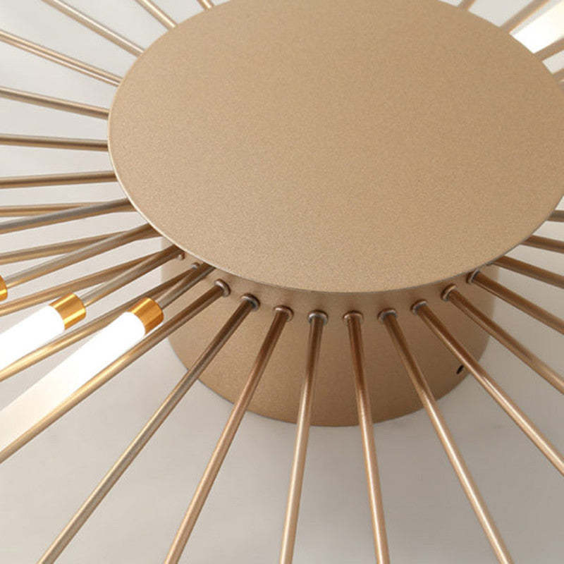 Plafoniera Kovon a Incasso Fuochi d'Artificio, Nero/Oro - Sereilux