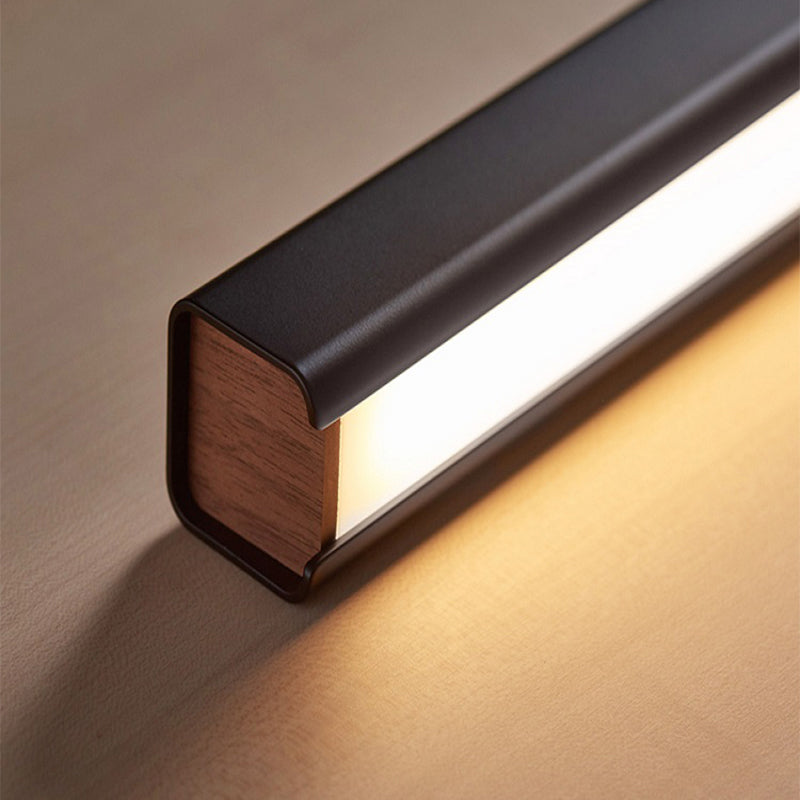 Eron Minimalist Classic Black & White Linear Pendant Light - Sereilux