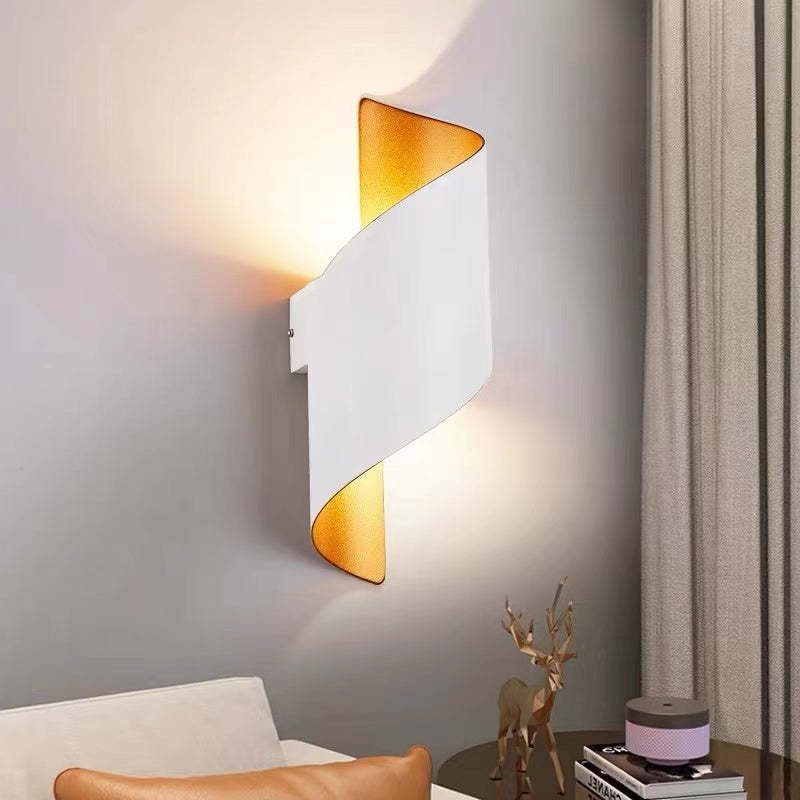 Lampă de perete Marqen modernă, formă de scoică spiralată pentru exterior - Sereilux
