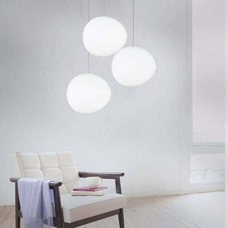 Virel Suspension en verre en forme d'œuf-Luire