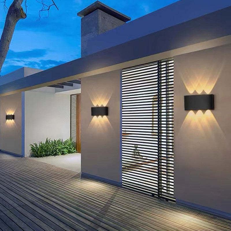 Nirex Wall Lamp Modern Rectangular Outdoor Water-wave - Sereilux