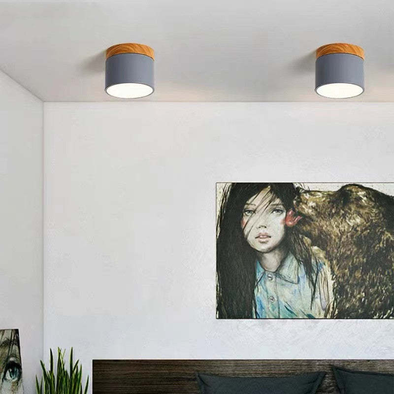 Luxin cylindrisk indbygget loftlampe - Sereilux
