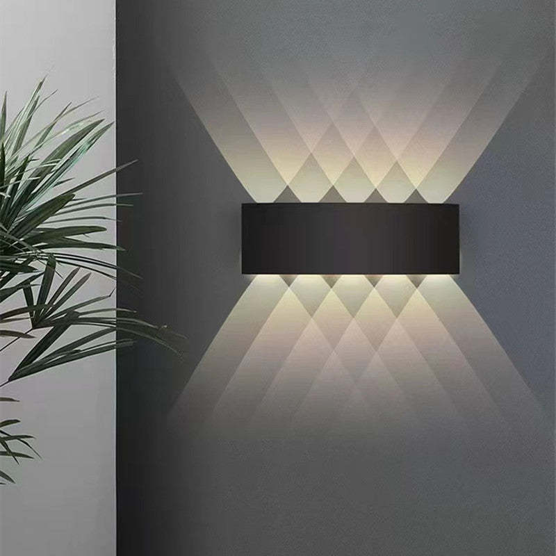 Nirex Wall Lamp Modern Rectangular Outdoor Water-wave - Sereilux