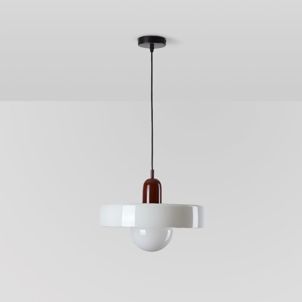 Ravelix Suspension Ronde Vintage Verre Salon-Luire