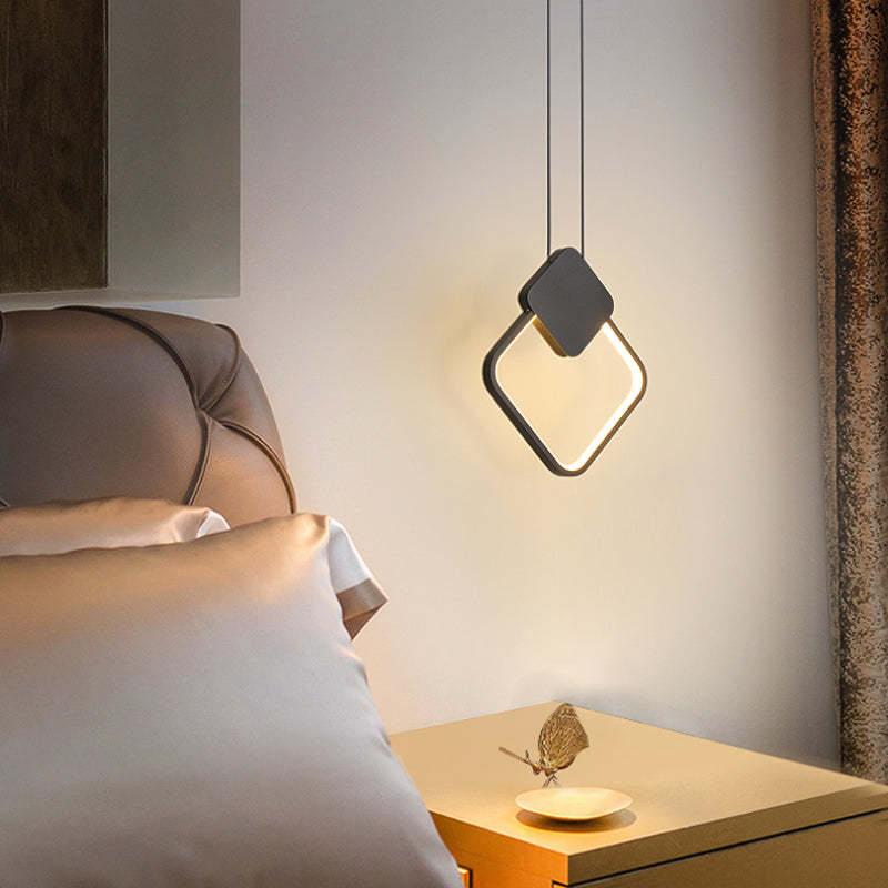 Kori Modern LED Pendellampa Svart/Vit Vardagsrum - Sereilux