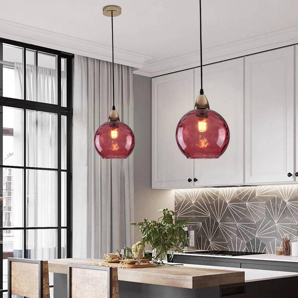 Avo Ripple Glass Pendant Lights - Sereilux