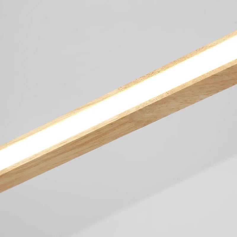 Lyraen Contemporary Oval Wooden Pendant Light - Sereilux