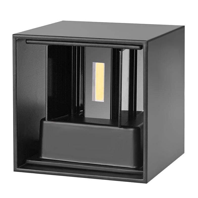 Lampă de perete exterioară pătrată modernă reglabilă Eronil cu LED - Sereilux