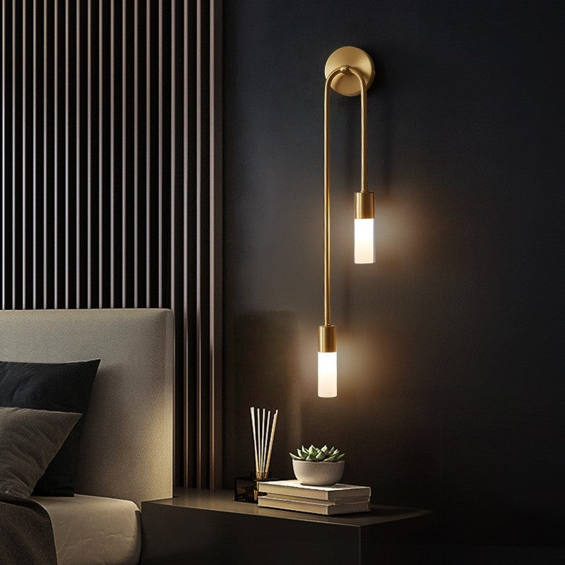 Nexor Modern Wall Sconce for Bedeside Gold 2 PCS - Sereilux