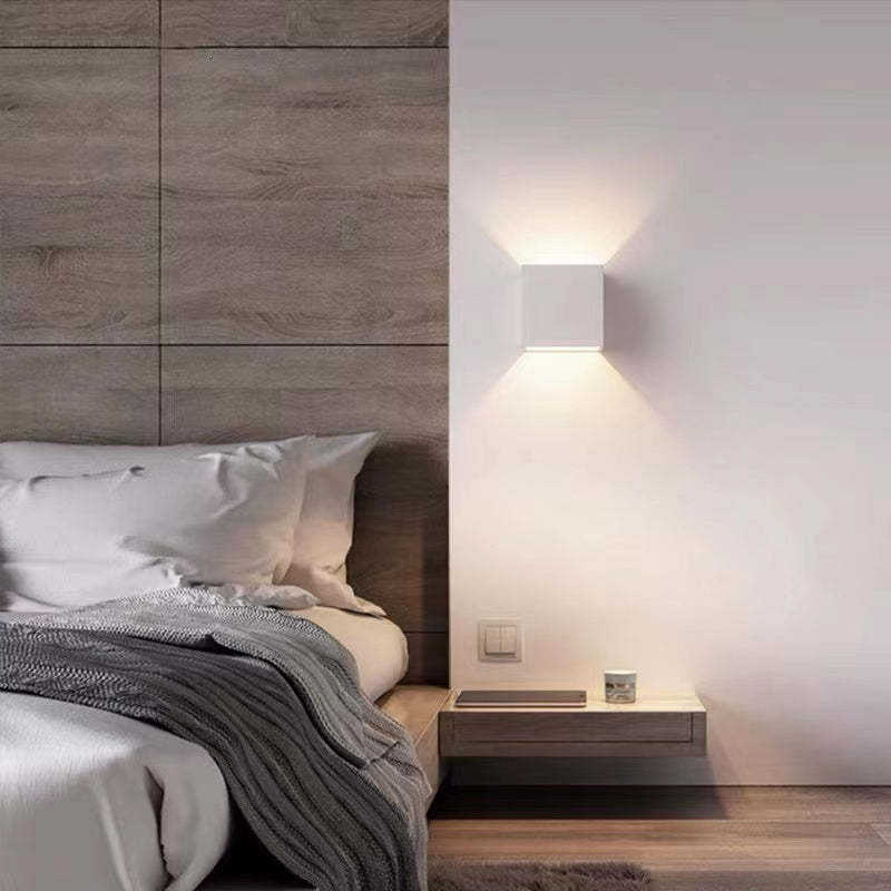 Lampă de perete exterioară pătrată modernă reglabilă Eronil cu LED - Sereilux
