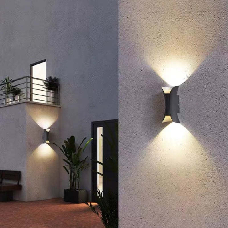 Calyxor Wandlamp Gebogen Buiten Wandgemonteerd LED - Sereilux