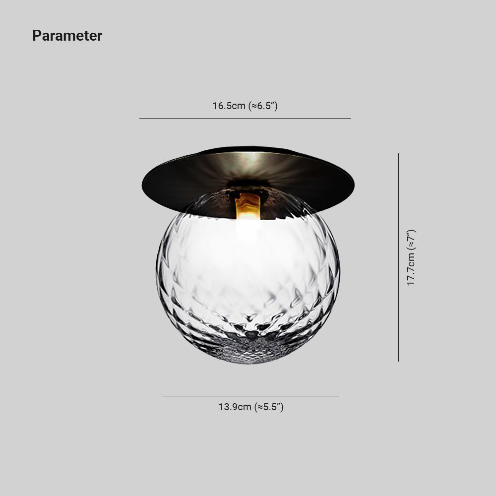 Arvion Wall Lamp Chic Sphere Glass - Sereilux