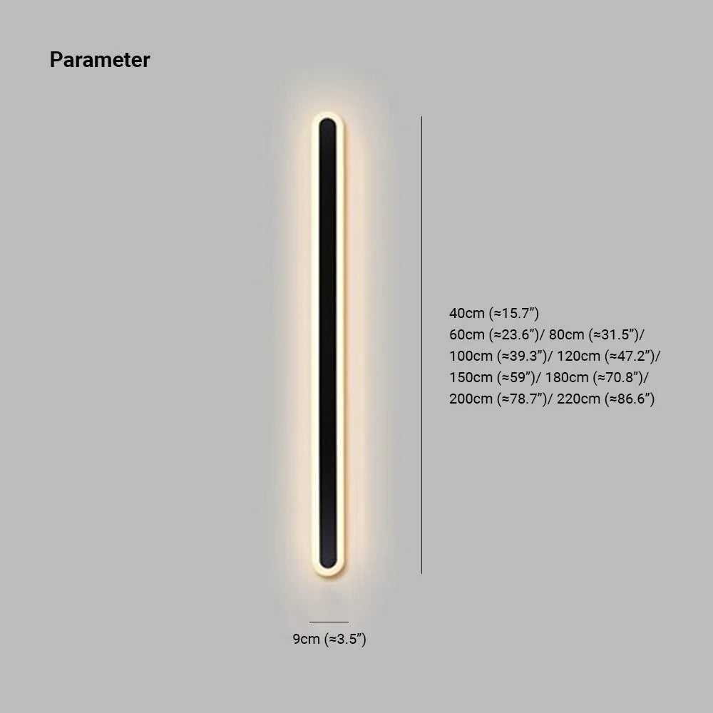Rio Outdoor Wall Lamp Linear Oval - Sereilux