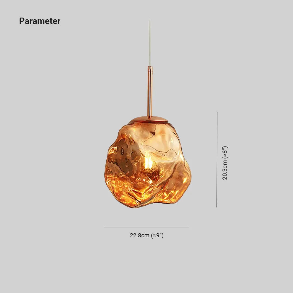 Kovire Glass Pendant Light, 4 Colour - Sereilux