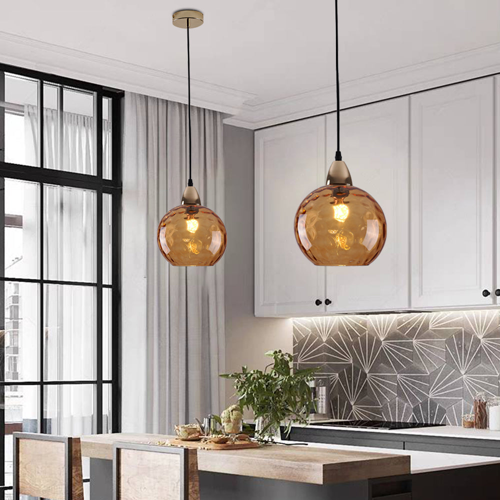 Avo Ripple Glass Pendant Lights - Sereilux