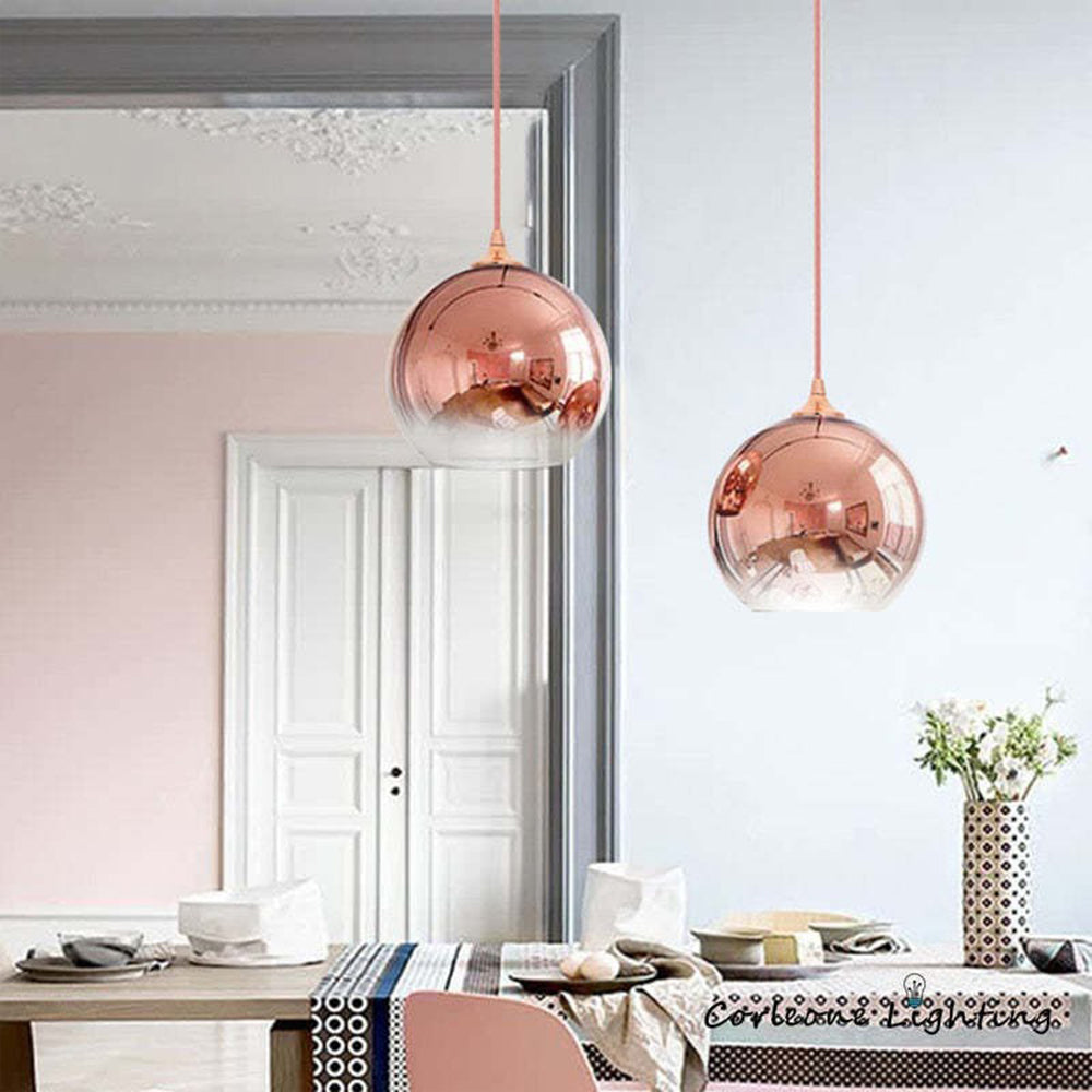Voriq Frosted Balloon Pendant Light Gradient - Sereilux