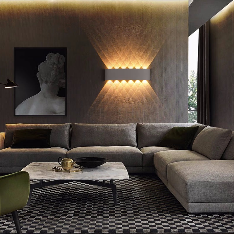 Nirex Wall Lamp Modern Rectangular Outdoor Water-wave - Sereilux