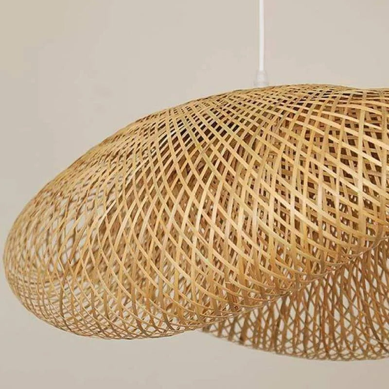 Veltrix Pendant Light Natural Kitchen Island Bamboo - Sereilux
