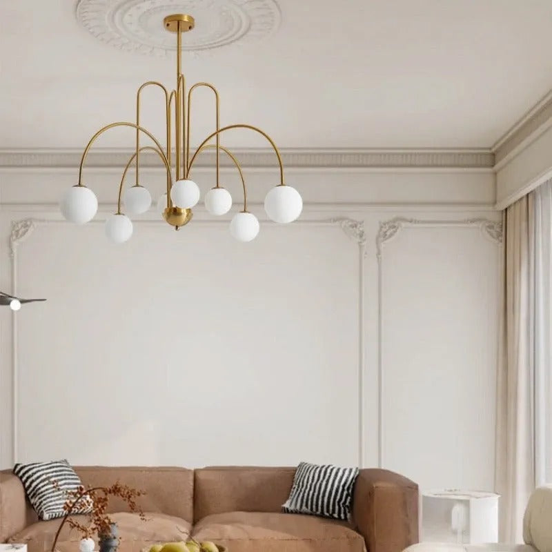 Arvyn Pendant Light Double Layer Glass Bubble - Sereilux