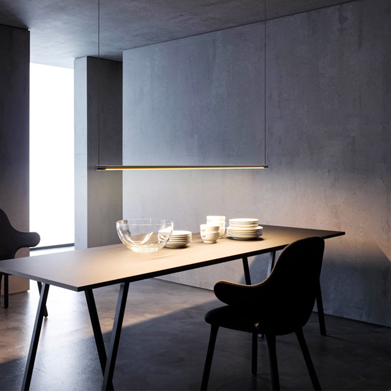 Miren Pendant Light Minimalist Linear Black - Sereilux