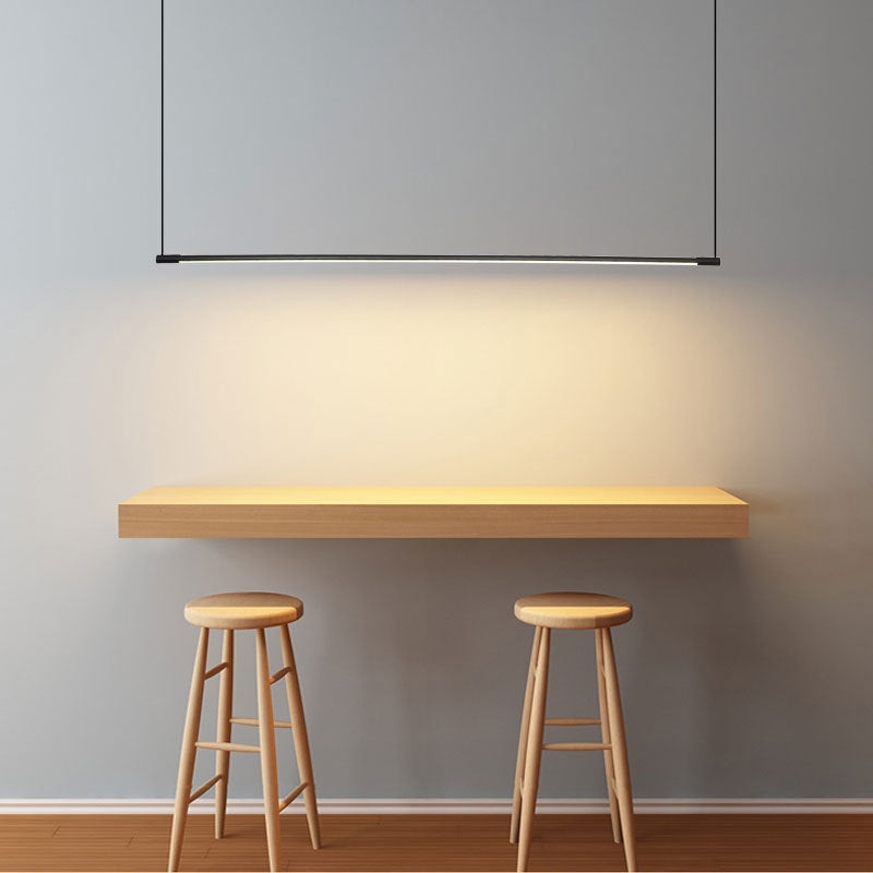 Miren Pendant Light Minimalist Linear Black - Sereilux