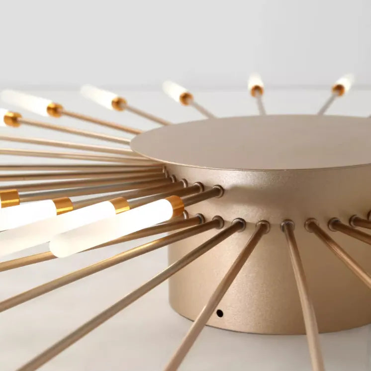 Plafoniera Kovon a Incasso Fuochi d'Artificio, Nero/Oro - Sereilux