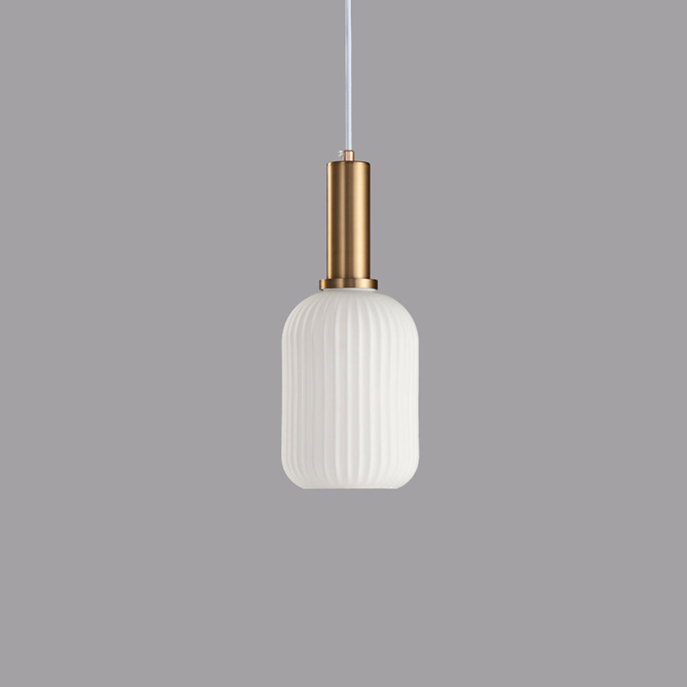 Orinor Luminaires Suspensions Cylindre Moderne Blanc-Luire