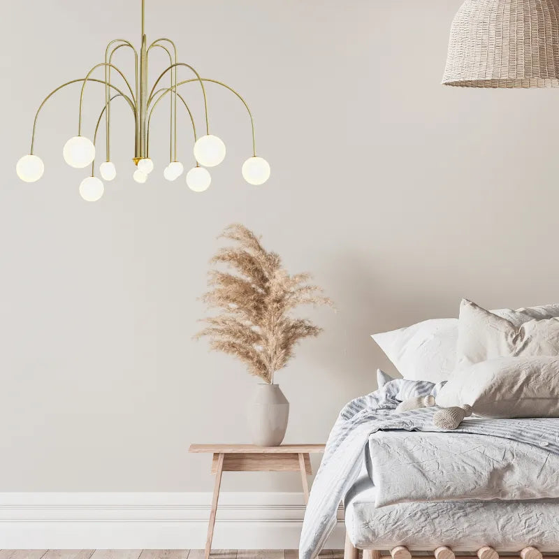 Arvyn Pendant Light Double Layer Glass Bubble - Sereilux