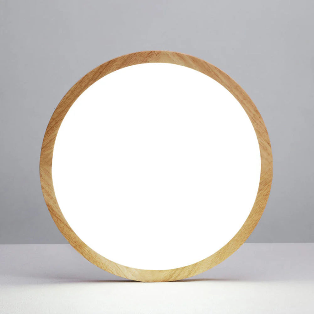 Lampada da soffitto Orvix in legno LED minimalista - Sereilux