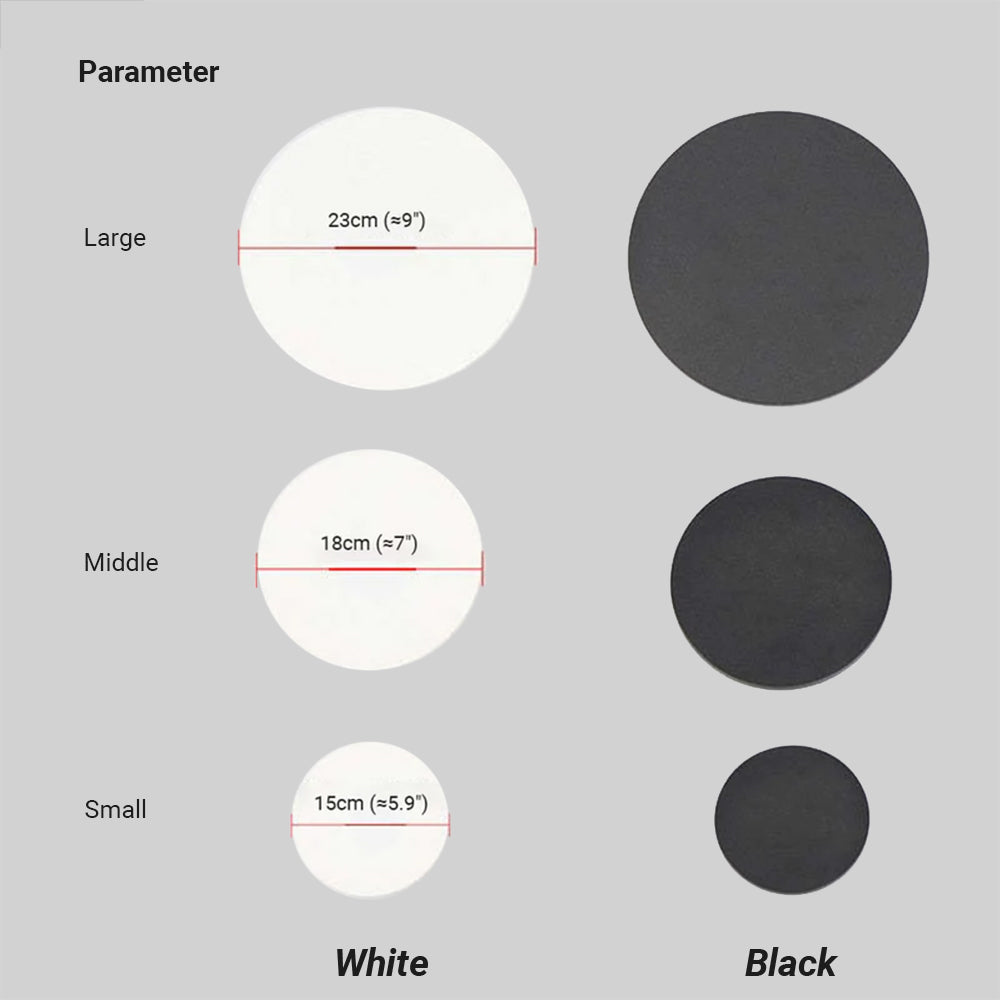 Dori Minimalistische runde/quadratische Außenwandleuchte LED, Schwarz/Weiß - Sereilux