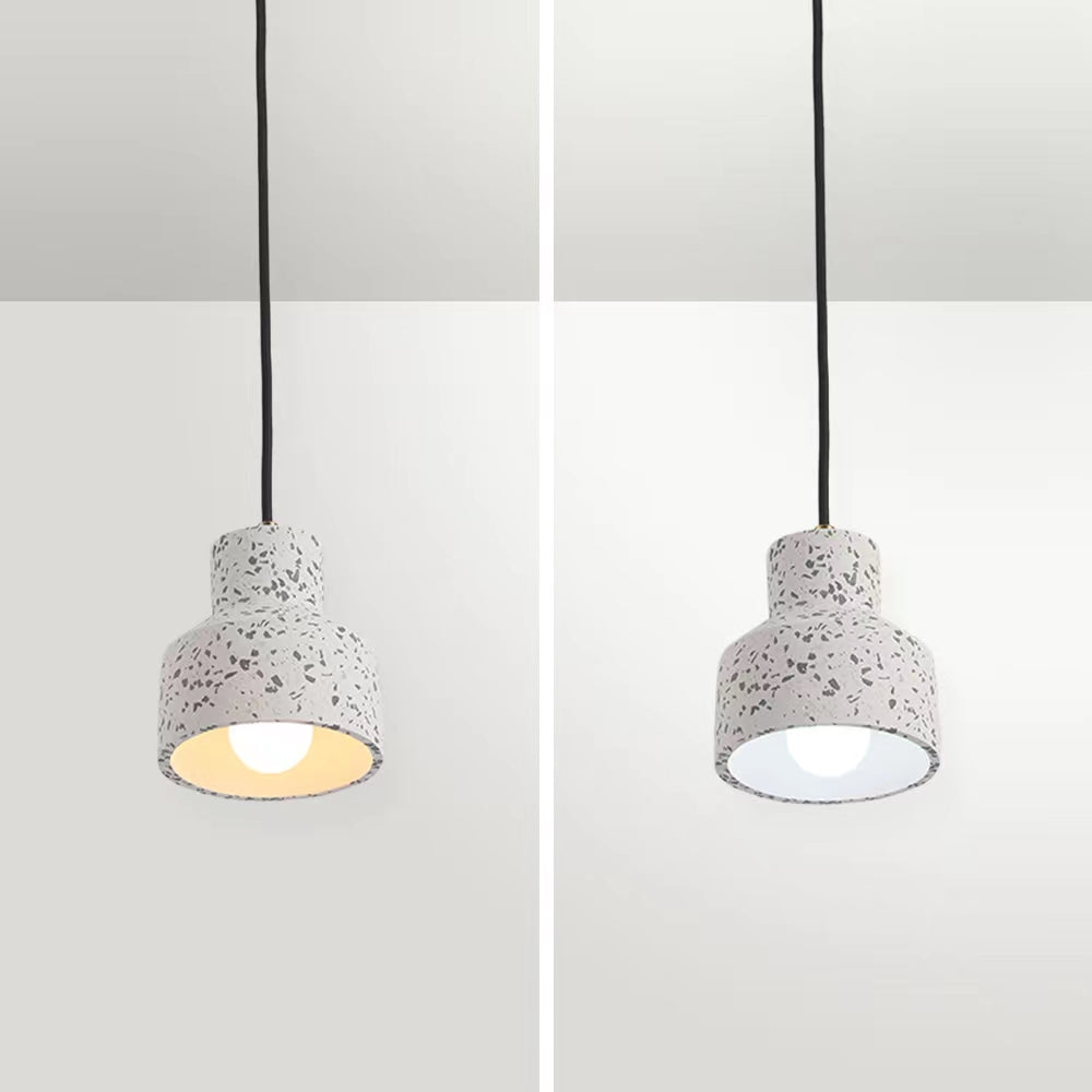 Lostel Suspension Rond Décor Nordique. Métal/Ciment. 4 Couleur. Salon-Luire