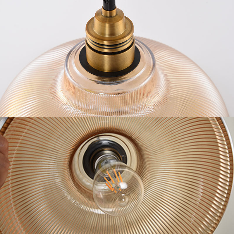 Nirixor Industrie LED Suspension Clair/Ambre Chambre à coucher/Restaurant-Luire