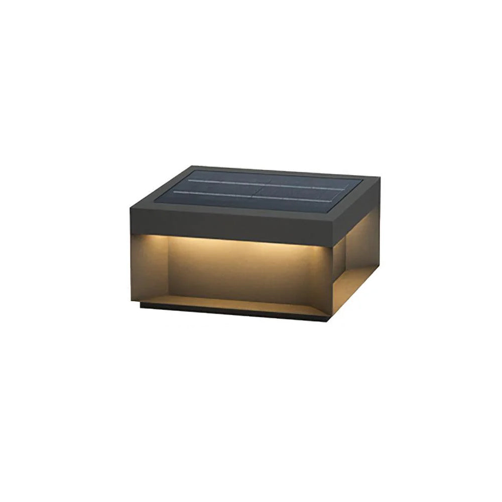 Lenovae Post Lamps Outdoor Modern Square Solar - Sereilux