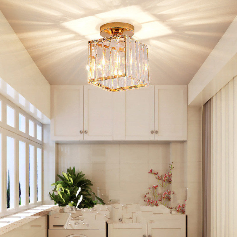 Cerin Modern /Crystal Ceiling Light, 3 Colors - Sereilux