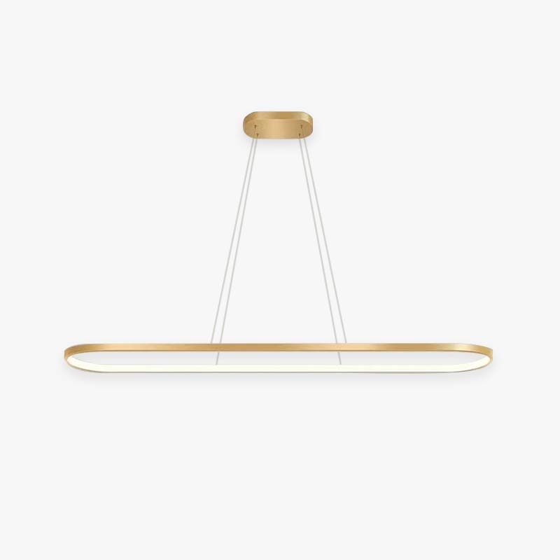 Avenor Minimalist Oval Interior Hanging Pendant Light - Sereilux