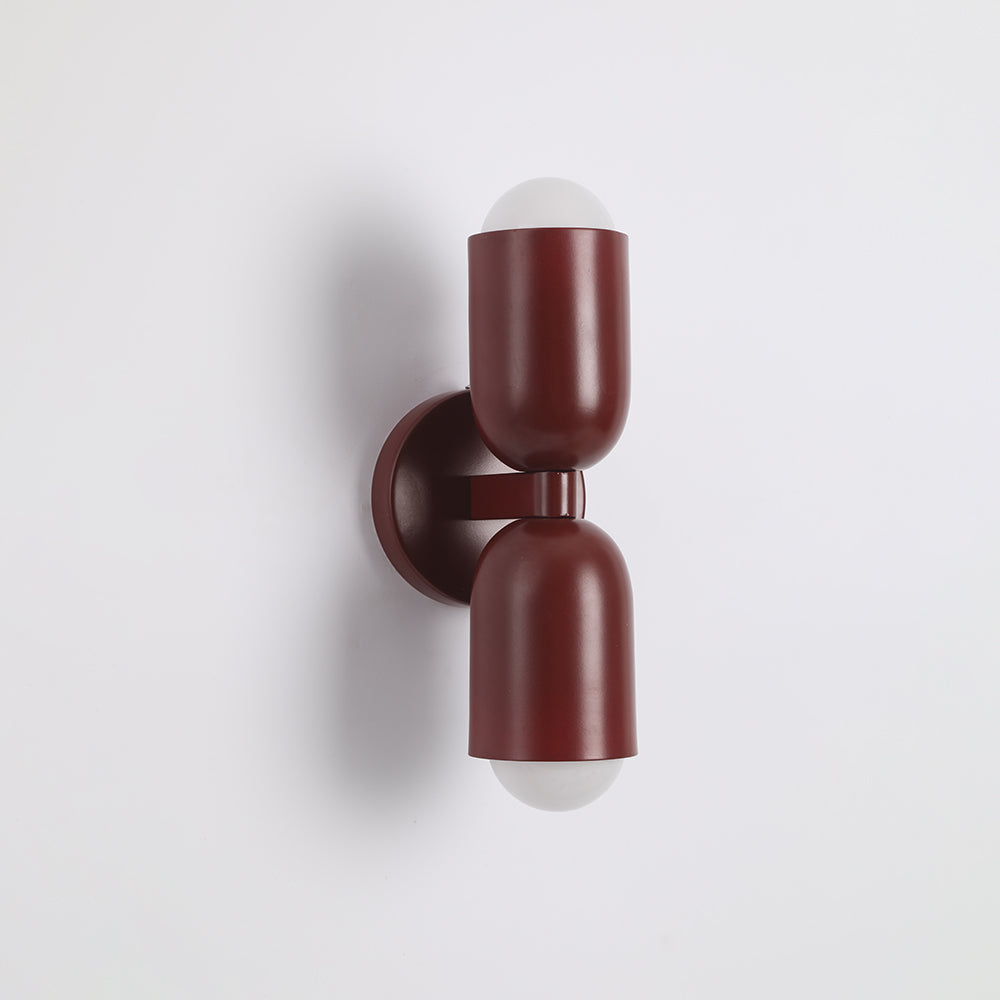 Zareno Applique Murale Cylindre Scandinave Métal Coloré Salon-Luire