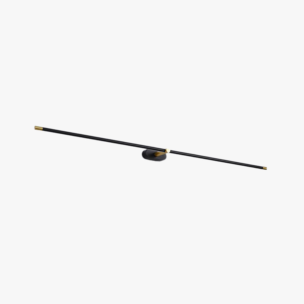 Ivox Applique Murale Linéaire Minimaliste Or & Noir-Luire