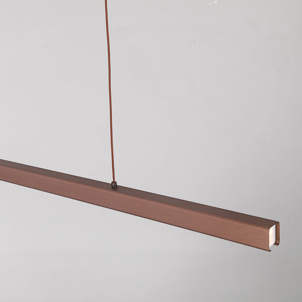 Xorin Suspension Linéaire Moderne Noir/Marron Salon-Luire