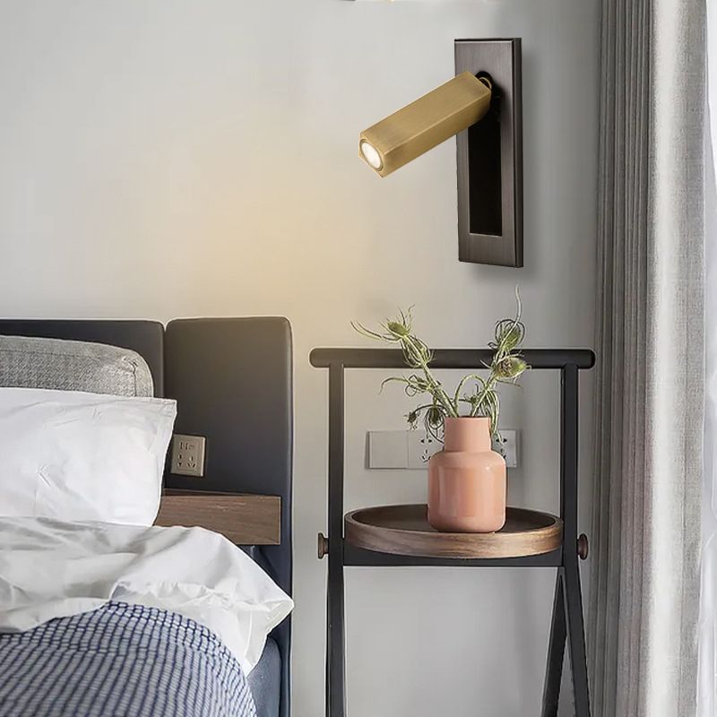 Noriel Wall Lamp Modern Rotatable Bedside Cylindrical - Sereilux