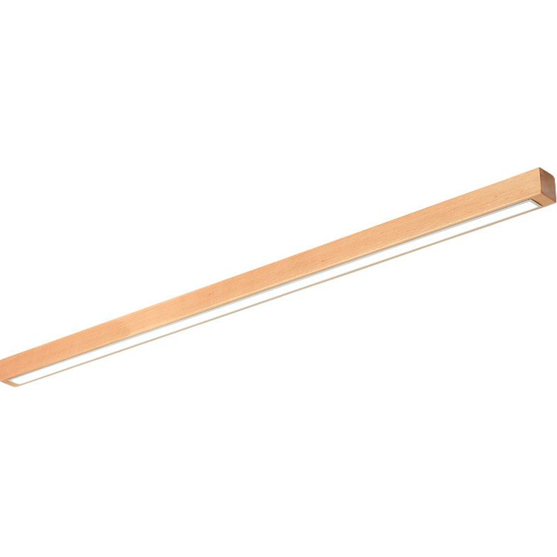 Vominex Applique Murale Miroir Linéaire Minimaliste Bois Salon-Luire