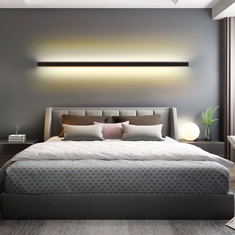 Lampada da parete Arveno minimalista lineare oro/nero/bianco - Sereilux