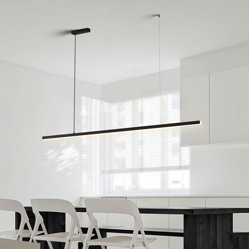Nominex Suspension Linéaire Minimaliste Noir/Blanc. Chambre-Luire