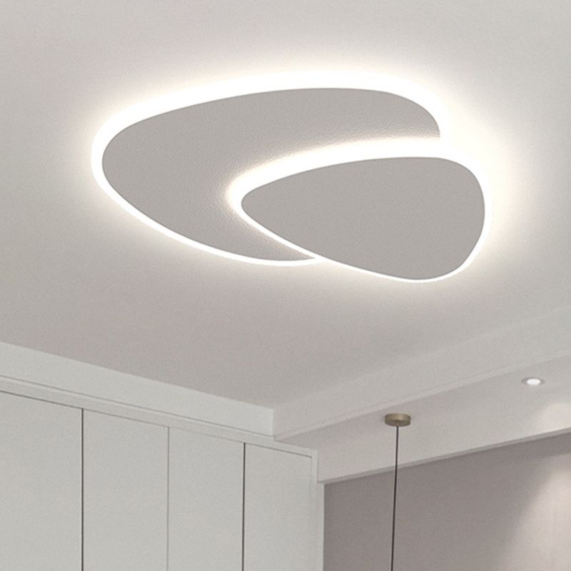 Seronix Plafonnier Triangle Moderne Blanc Salon-Luire