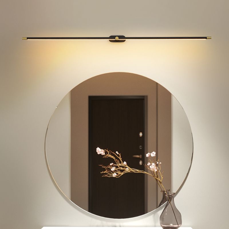 Ivox Applique Murale Linéaire Minimaliste Or & Noir-Luire