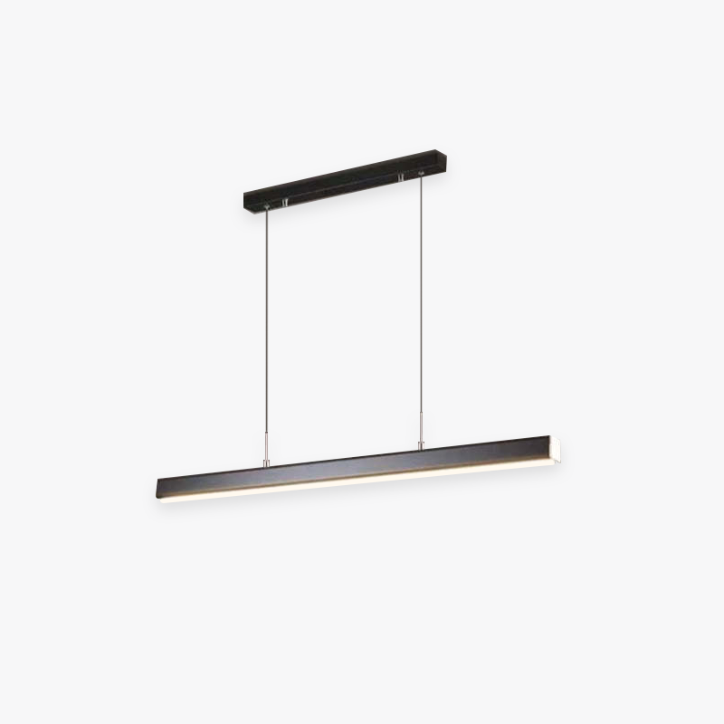 Xorin Suspension Linéaire Moderne Noir/Marron Salon-Luire